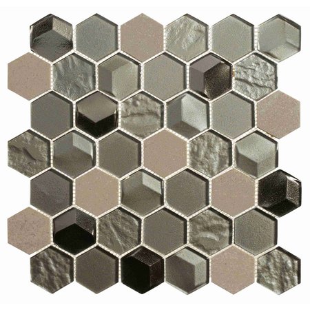ANDOVA TILES Xen 2"" W x 2"" L Mosaic Wall Tile -  ANDXEN605